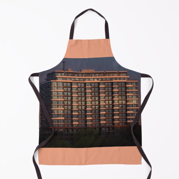 Item preview, New Building in My Neighbourhood at Sunset designed and sold by Gerda Grice Photography.
