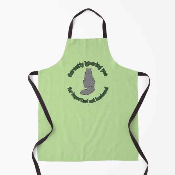 Item preview, Martin the Cat - Curently Ignoring You For Important Cat Business Funny Sarcastic Quote - Grey Cat designed and sold by naughty-raccoon.