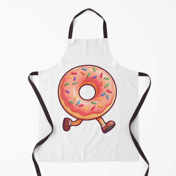 Item preview, A donut with colorful sprinkles and tiny legs designed and sold by Beleza e Estilo.