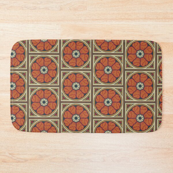 Item preview, Heritage Rosette in Terracotta Heart designed and sold by rabbiedee.