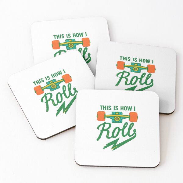 Item preview, Funny Retro Skateboard Truck 'This Is How I Roll' designed and sold by HBDStudio.