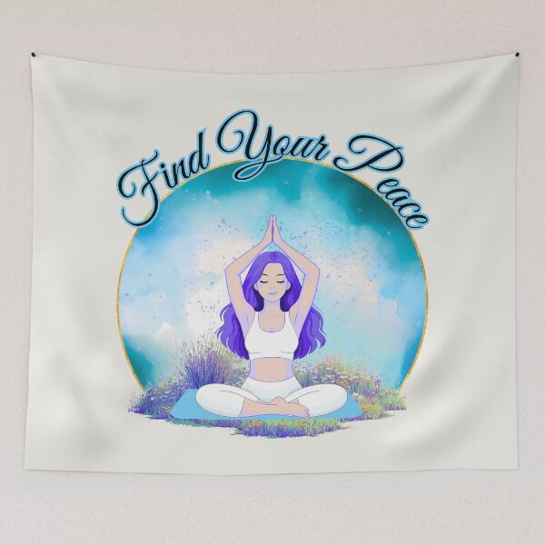 Item preview,  Find Your Peace, Meditation designed and sold by Nightshade Pixie Creations.