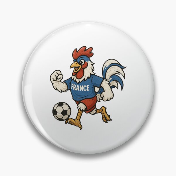 Item preview, French rooster, footballer, soccer, ball, French national team designed and sold by strongSpiritEd.