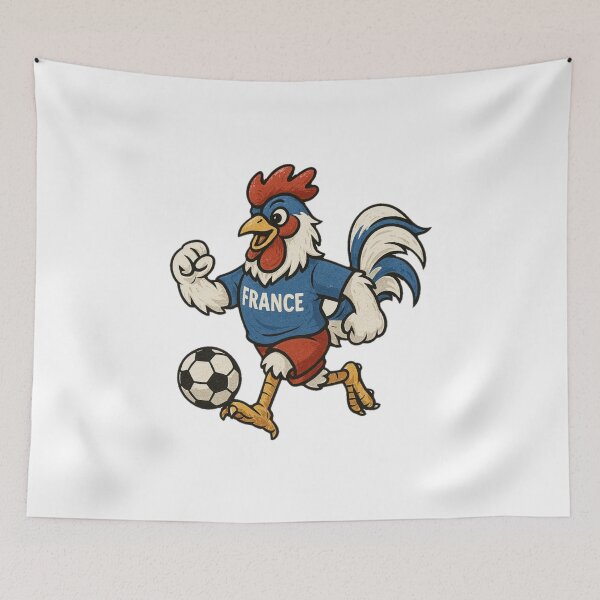 Item preview, French rooster, footballer, soccer, ball, French national team designed and sold by strongSpiritEd.