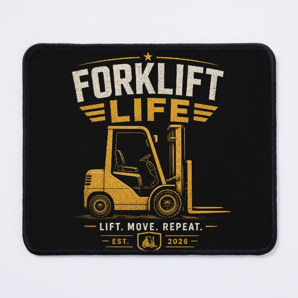 Item preview, Forklift Life Retro Warehouse Design designed and sold by RetroNibylander.