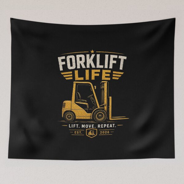 Item preview, Forklift Life Retro Warehouse Design designed and sold by RetroNibylander.