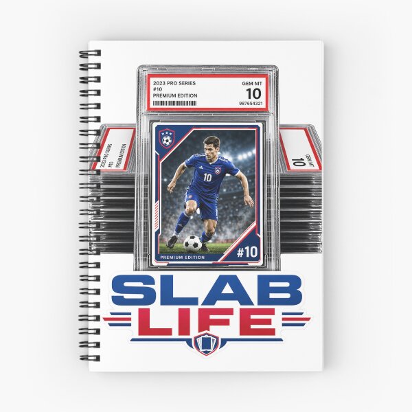 Item preview, SLAB LIFE Trading Card Collector T-Shirt | Graded Card Slab Design | Sports Card Hobby Apparel designed and sold by Final Whistle Art.