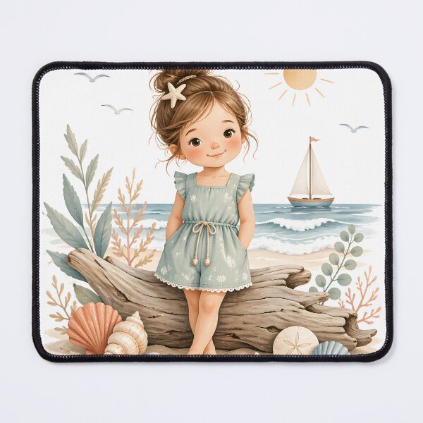Item preview, Elara Personalized Beach Girl Wonder Grows In You Gift designed and sold by LoveNurseries.