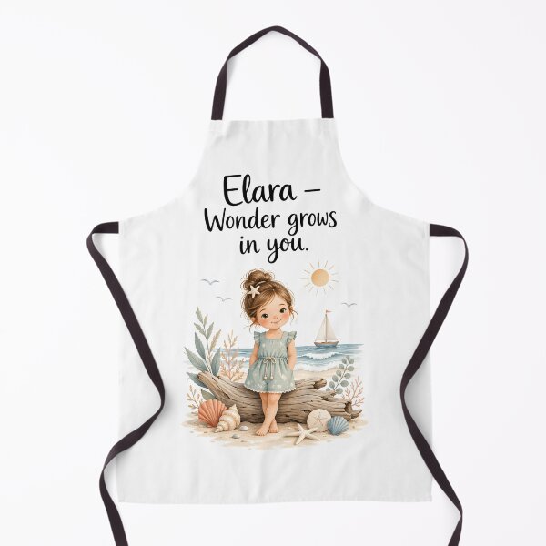 Item preview, Elara Personalized Beach Girl Wonder Grows In You Gift designed and sold by LoveNurseries.