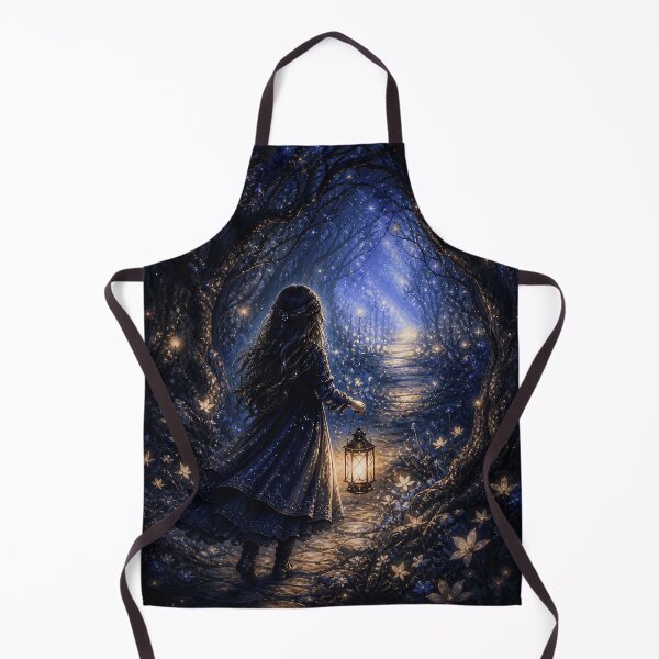 Item preview, Enchanted Forest Girl Lantern Dark Fantasy Fairy Tale Design designed and sold by JerdbordinShop.