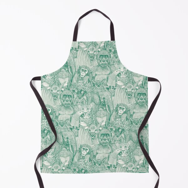 Item preview, just african jungle animals emerald green half pearl designed and sold by scrummy.