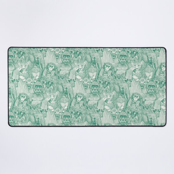 Item preview, just african jungle animals emerald green half pearl designed and sold by scrummy.