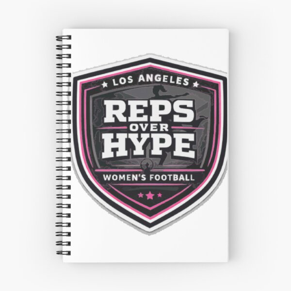 Item preview, Los Angeles Women’s Football – Reps Over Hype Badge designed and sold by PINK FREE.