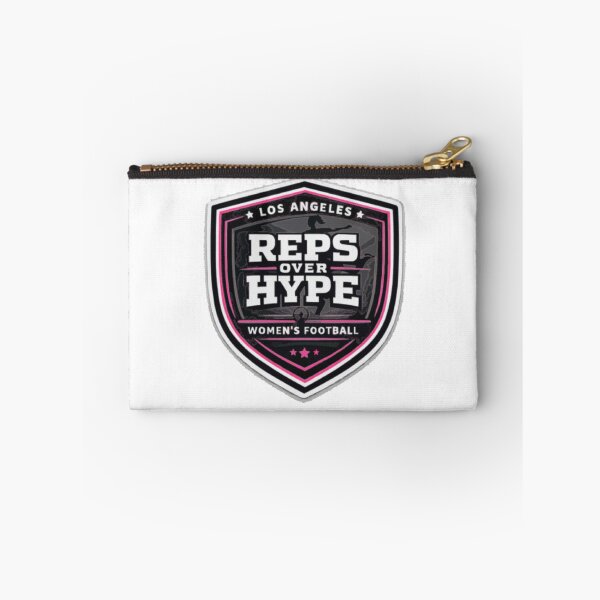 Item preview, Los Angeles Women’s Football – Reps Over Hype Badge designed and sold by PINK FREE.