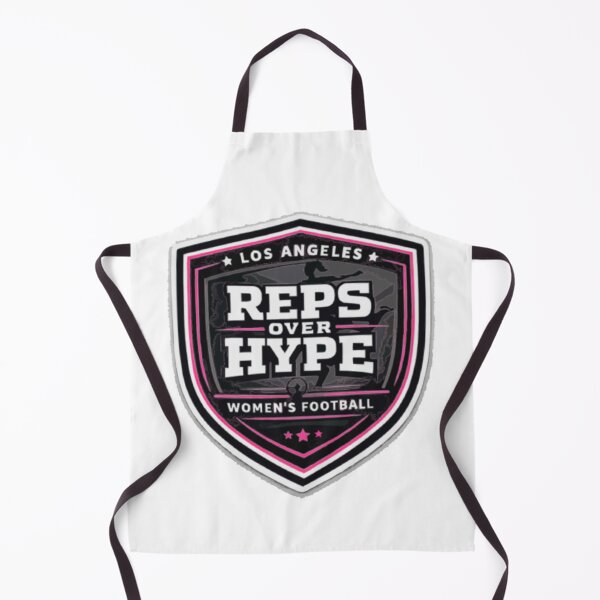 Item preview, Los Angeles Women’s Football – Reps Over Hype Badge designed and sold by PINK FREE.