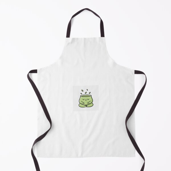 Item preview, Zen Matcha – Cute Kawaii Matcha Latte Meditation Sticker designed and sold by mayatA-rt.