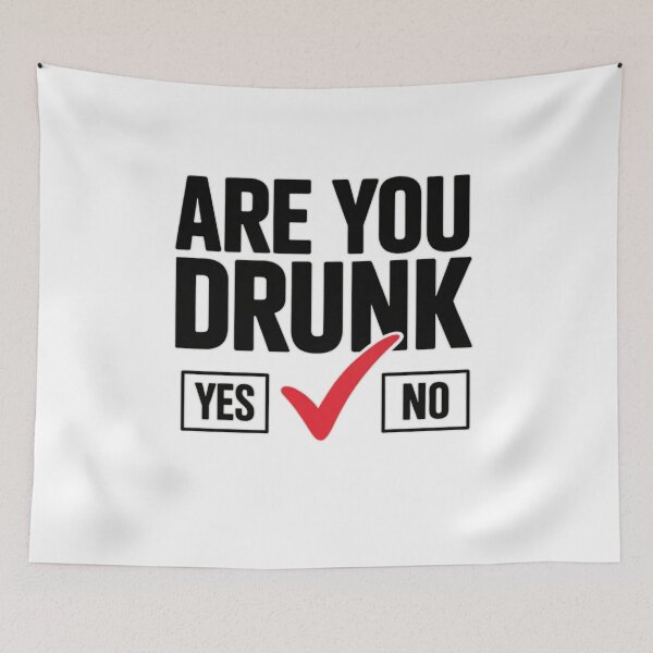 Item preview, Are You Drunk – Funny Drinking Humor T‑Shirt designed and sold by MerchlyMike.