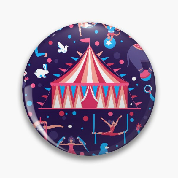 Item preview, circus carnival acrobat trapeze whimsical designed and sold by Gossip Rag.