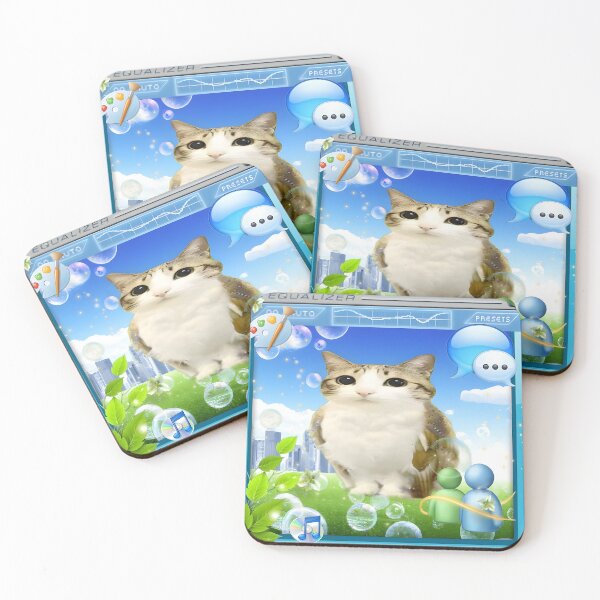 Item preview, Frutiger aero brainrot meowl meme designed and sold by LGA-SHOP.
