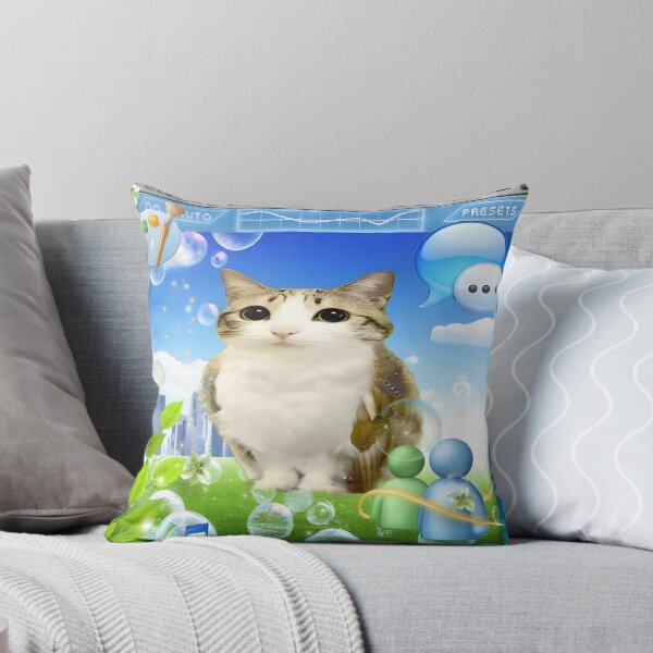 Item preview, Frutiger aero brainrot meowl meme designed and sold by LGA-SHOP.