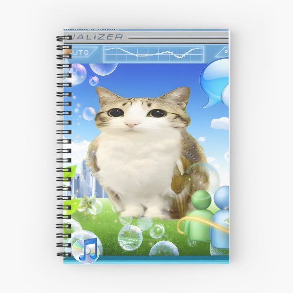 Item preview, Frutiger aero brainrot meowl meme designed and sold by LGA-SHOP.