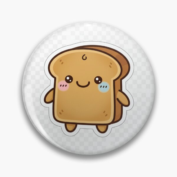 Item preview, Cute Kawaii Toast – Adorable Bread Character Sticker | Cozy Aesthetic designed and sold by mayatA-rt.