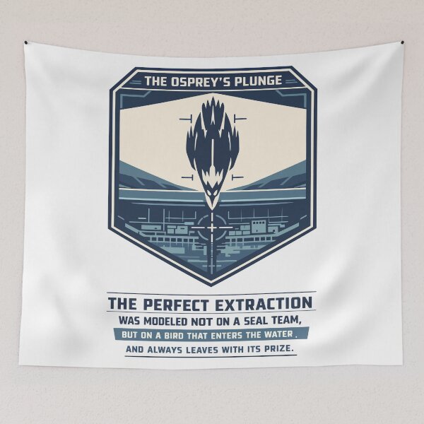 Item preview, Osprey Precision Strike Emblem designed and sold by WildlifeInc.