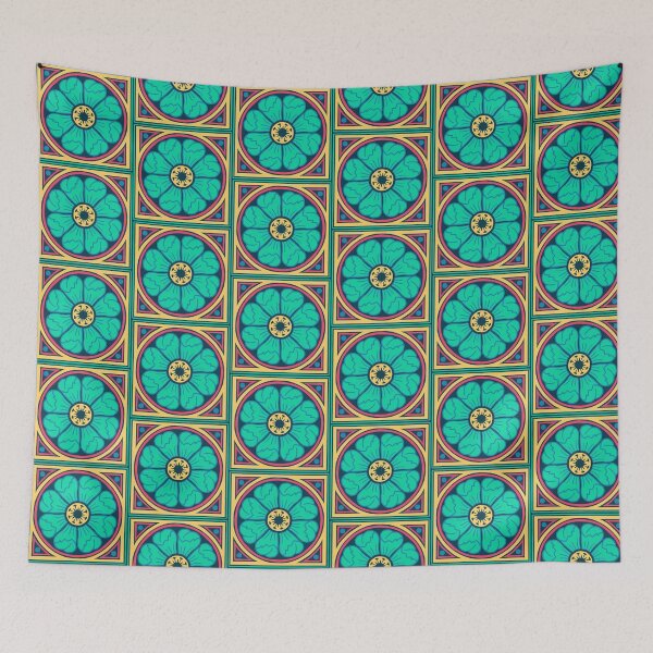Item preview, Heritage Rosette in Lagoon Pop designed and sold by rabbiedee.