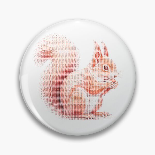 Item preview, Retro ASCII Squirrel designed and sold by SecretSquirrellDesigns.
