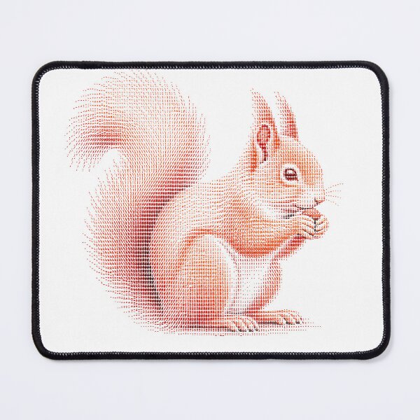 Item preview, Retro ASCII Squirrel designed and sold by SecretSquirrellDesigns.
