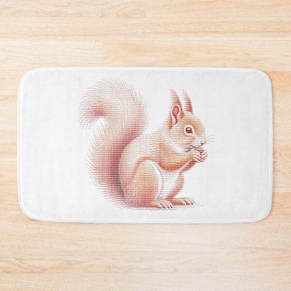 Item preview, Retro ASCII Squirrel designed and sold by SecretSquirrellDesigns.