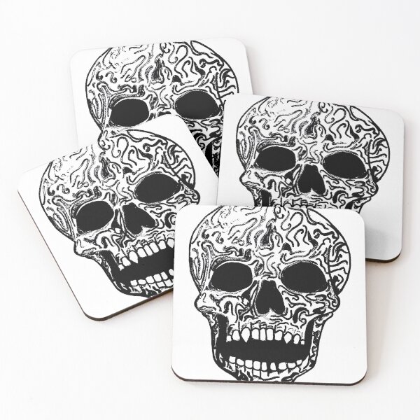 Item preview, Patterned skull designed and sold by Glenbobagins.