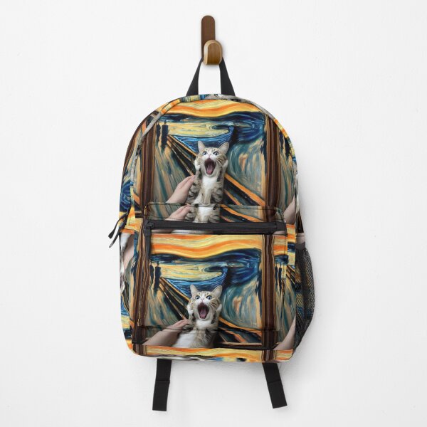 Item preview, The Scream Cat Parody - Famous Art Munch Meme Design designed and sold by JALNERVION SHOP.