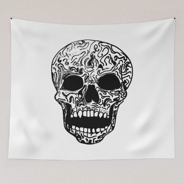 Item preview, Patterned skull designed and sold by Glenbobagins.
