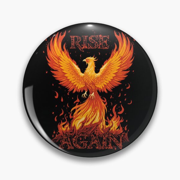 Item preview, Phoenix rising from flames Rise Again 6 designed and sold by Neon G.