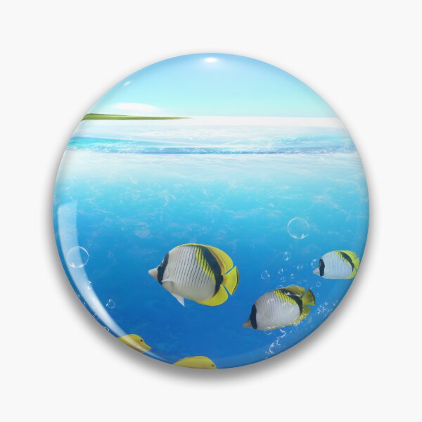 Item preview, Frutiger aero ocean aqua fish tropical designed and sold by LGA-SHOP.