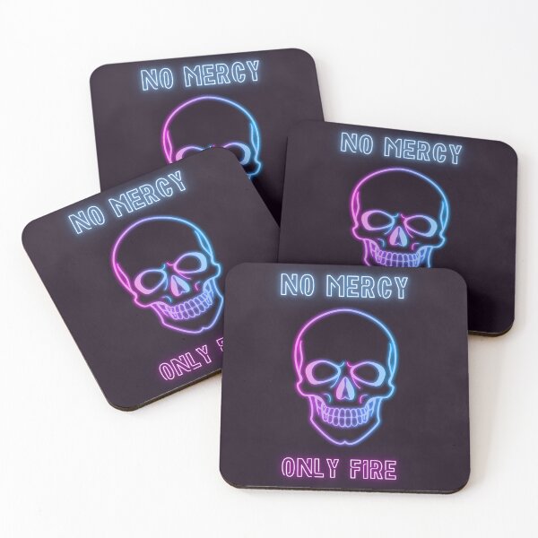 Item preview, Neon Skull Gaming | No Mercy Only Fire | Cyber Gamer Design designed and sold by SVenterprises.