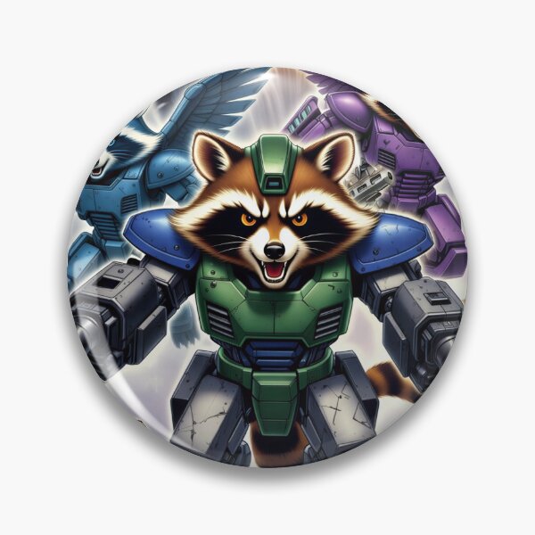 Item preview, Mecha Raccoons designed and sold by Niagara-ReVolt.