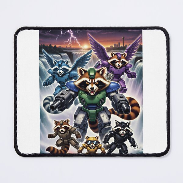 Item preview, Mecha Raccoons designed and sold by Niagara-ReVolt.