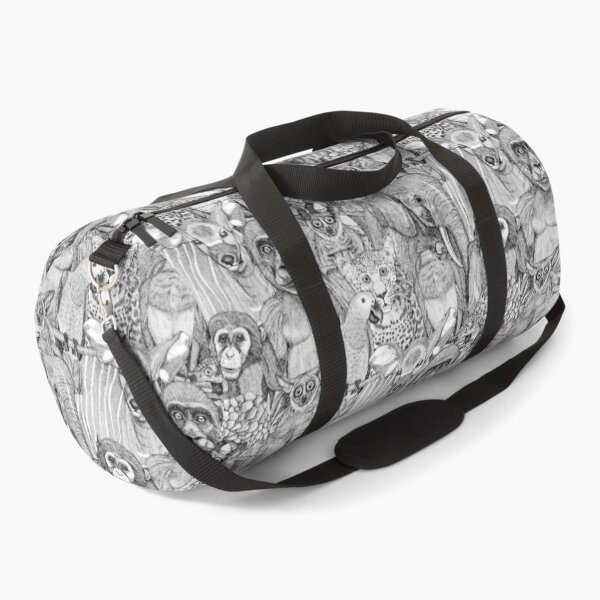 Item preview, just african jungle animals iron gray white designed and sold by scrummy.