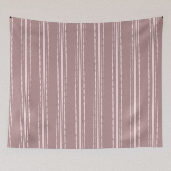 Item preview, Soft Pink Vintage Vertical Stripes designed and sold by KelseyNY.