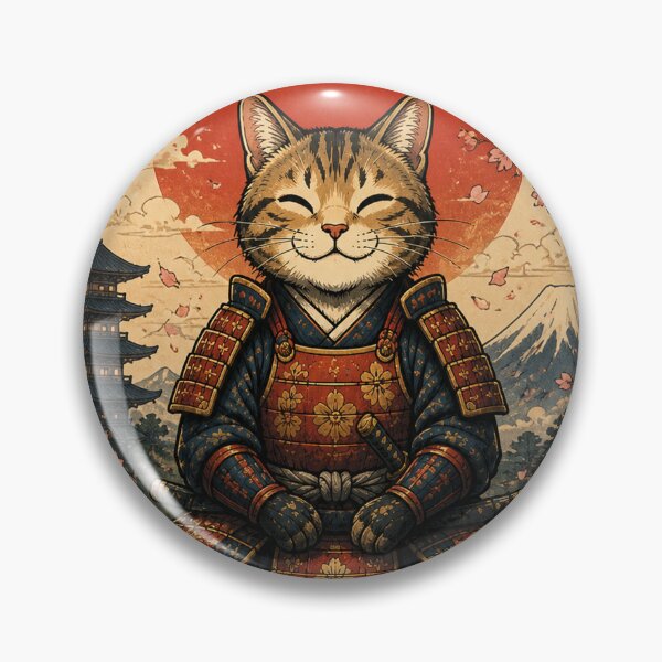 Item preview, Cat Samurai designed and sold by keytee.