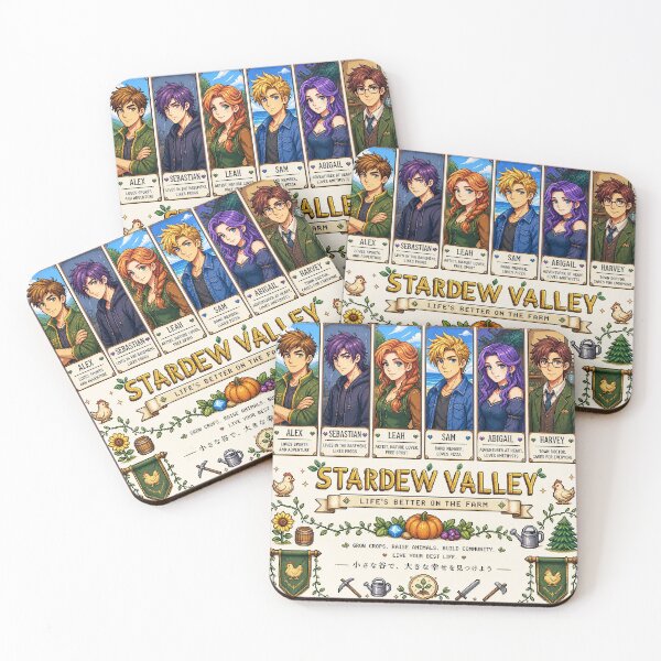 Item preview, Stardew Characters designed and sold by Ranasko.