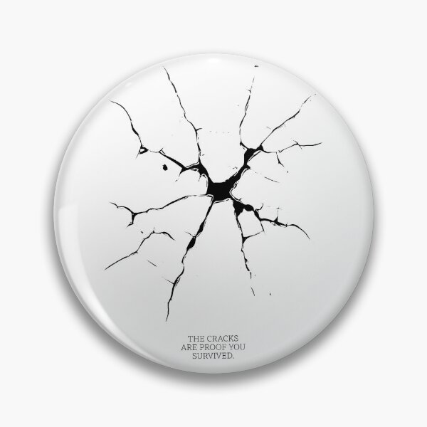 Item preview, THE CRACKS ARE PROOF YOU SURVIVED. designed and sold by PGAart.