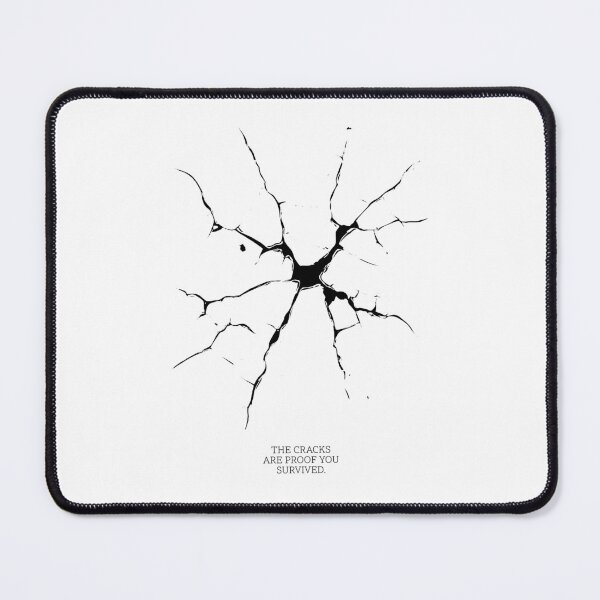 Item preview, THE CRACKS ARE PROOF YOU SURVIVED. designed and sold by PGAart.