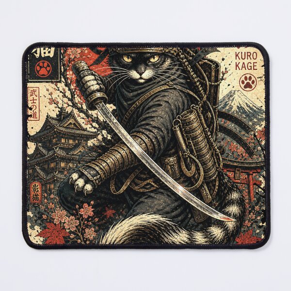 Item preview, Cat Samurai Ninja designed and sold by keytee.
