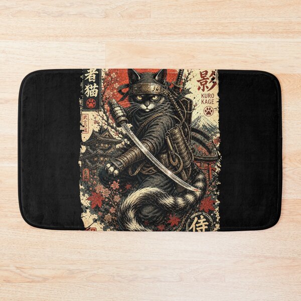 Item preview, Cat Samurai Ninja designed and sold by keytee.
