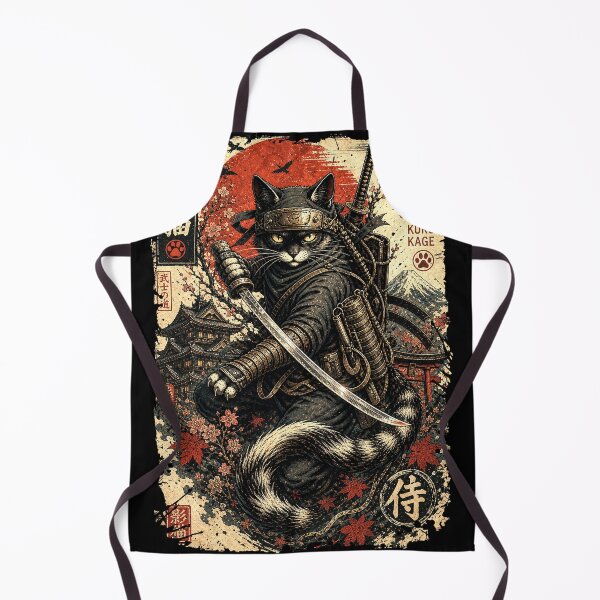 Item preview, Cat Samurai Ninja designed and sold by keytee.