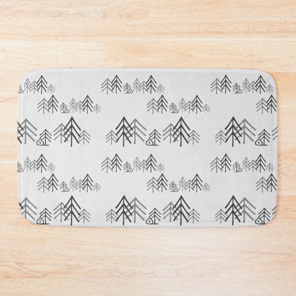 Item preview, Scandi style forest and cabin print. designed and sold by SO-studio-art.