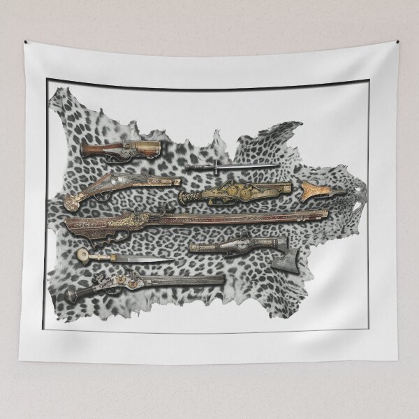 Item preview, Imperial Armory - Ornate German Renaissance Firearms & Daggers Wall Art designed and sold by 9xgraphics.